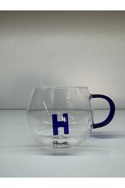 B.A.Y.NUVOLA Harfli Cam Kupa Harfli Tasarım Harfli Cam Bardak 400 Ml