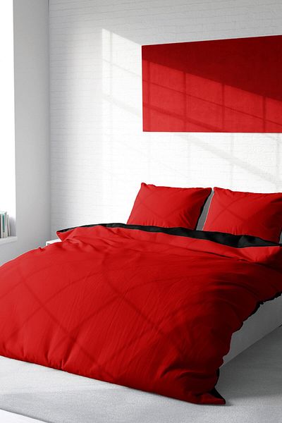 MonoHome King Size Double Sided Cotton Ranforce - Double Duvet Cover Set 220X240Cm