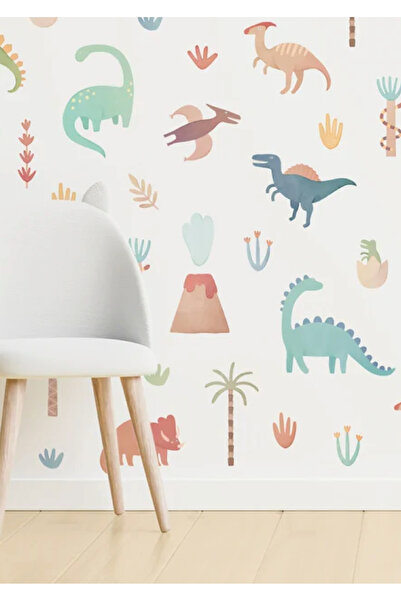WALLHUMAN Dinazor Gezintisi Çocuk Odası Duvar Stickeri