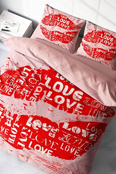 MonoHome 3D King Size Double Duvet Cover Set for Valentine's Day - 220X240Cm