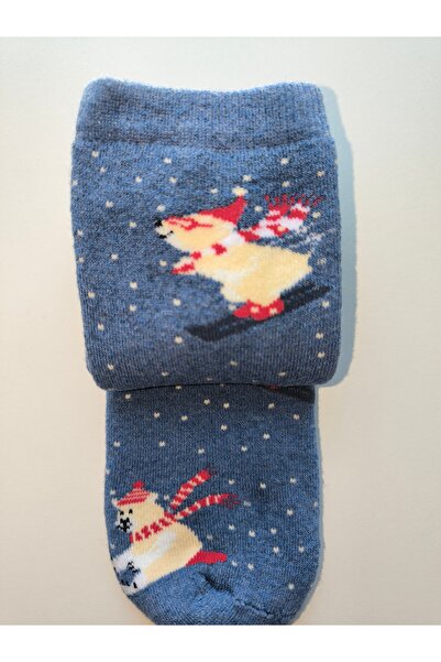 Aytuğ Yılbaşı Desenli Havlu Çorap