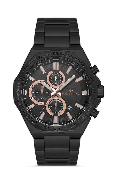FERRO Men's Wristwatch - Steel Cord