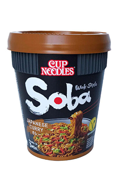 Nissin Noodles NISSIN SOBA CUP JAPANESE CURRY 90 GR*TEKLİ SET JAPON NOOUDLE KÖRİ KUPASI INSTANT NOODLES