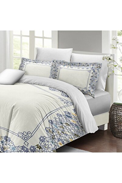 MonoHome Double King Size Duvet Cover Set - 3D Cotton Satin, Cool Soft 220X240Cm