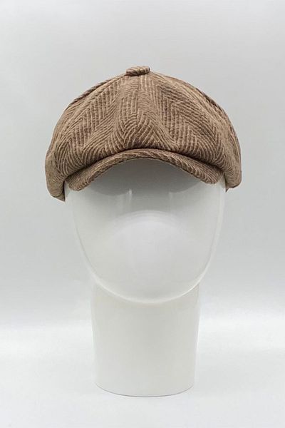 Hoppe Winter Stamped English Style 8-Piece Peaky Blinders Cap Hat