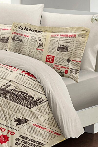 MonoHome 3D Cotton Satin King Size Duvet Cover Set - Double, 220X240Cm