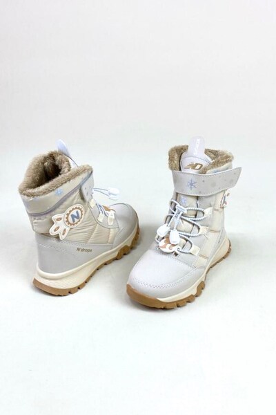 ALTUNTAŞ Παιδικά Velcro Fur Girl's Beige Snow Boots