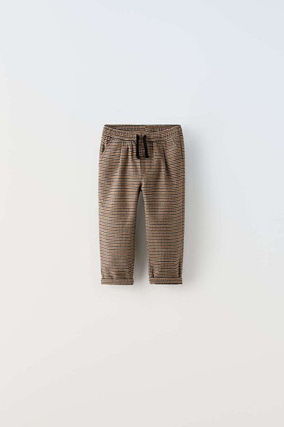 Zeyder Kids Baby Boy Plaid Trousers