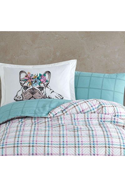 Hobby Single Quilted Duvet Cover Set Monart Green