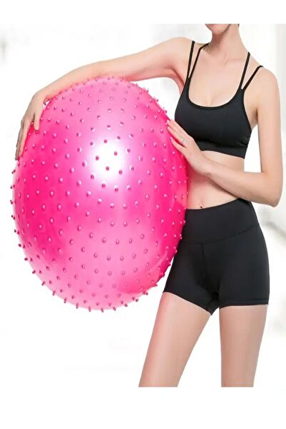 Clifton Dikenli Yoga Pilates Aeorobik Jimnastik Topu (65 Cm Pembe)