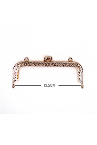 Ritzz Διάτρητη Vintage Μεταλλική Τσάντα 12,5 εκ. Χρυσή