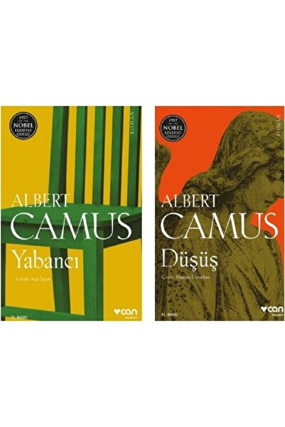 Can Yayınları Yabancı - Düşüş - Albert Camus - 2 Kitap Set ORJİNALKİTAP