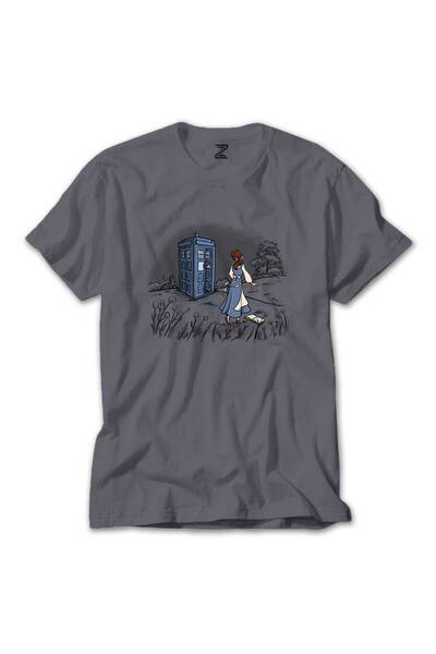 Z zepplin Doctor Who Gray T-Shirt