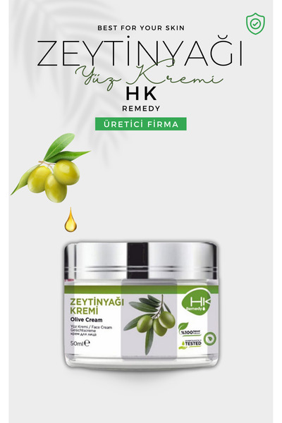 HK Remedy Zeytinyağlı Günlük Bakım Kremi 50 ml