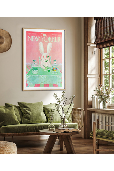 HOMEPACK Tekli Çerçeveli New Yorker Seri Tablo Modern Art Poster Tablo TK/291