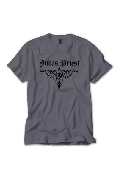 Z zepplin Judas Priest Symbol Gray T-Shirt