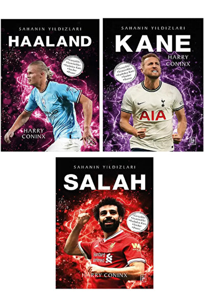 Parodi Yayınları Futbol Sahanın Yıldızları HAALAND - KANE - SALAH ( Poster St...