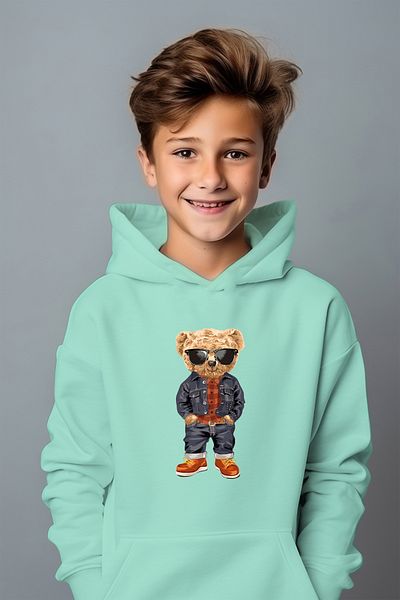 ADA BEBEK ÇOCUK Boho Oversize суичър в стил за момче