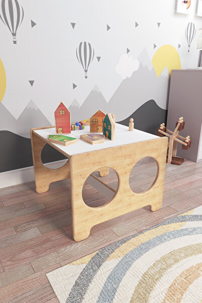 zeo wood design Montessori Çocuk Oyun & Aktivite & Çalışma Masası