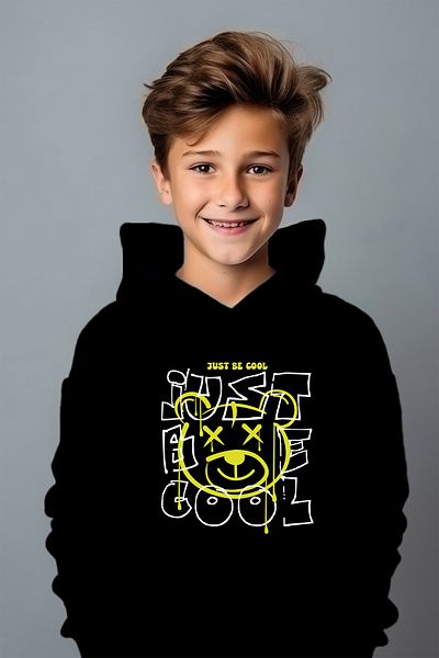 ADA BEBEK ÇOCUK Момчешки суитшърт с щампа Just Cool