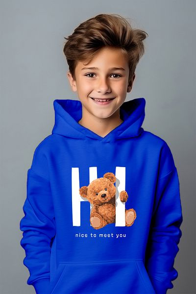 ADA BEBEK ÇOCUK Hanorac oversize Hi Boho Casual Cut pentru baieti