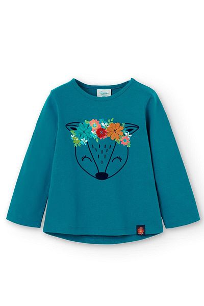 Boboli Girl's Long Sleeve T-shirt