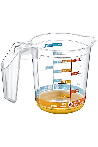 Emofom Mini Measuring Cup 500 ml Measuring Cup & Mug (WATER-MILK-UN-CANDY SCALE)