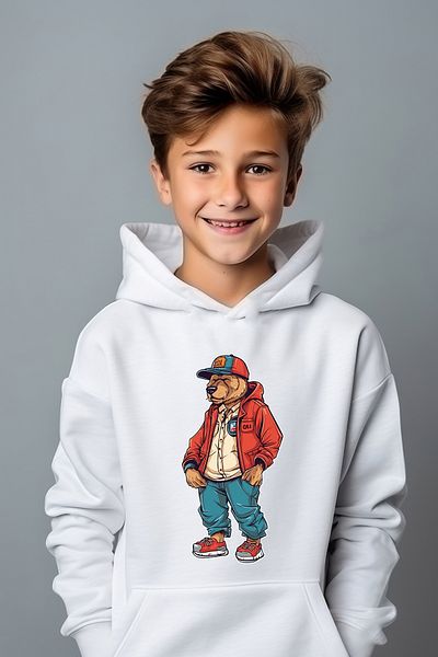 ADA BEBEK ÇOCUK Φούτερ Boy's Miskin Boho Printed Oversize