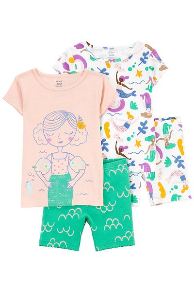Carter's Little Girl's Pajamas Set 4 Pack