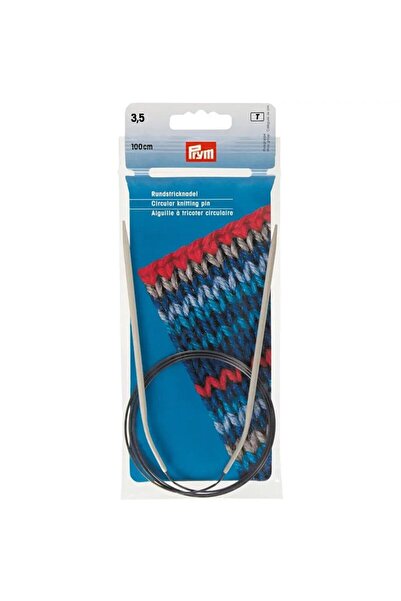 BALIM ÖRGÜ EVİ Prym Aluminyum Misinalı Şiş 100cm 3,50mm