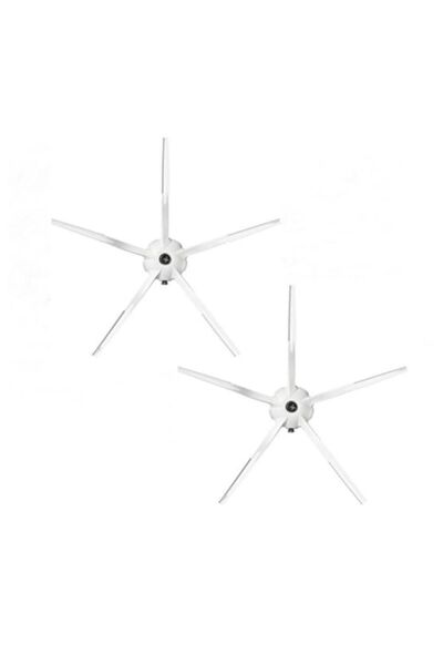 Roboclinic Roborock S6-S6 MAX-MAXV-S6 مكنسة كهربائية روبوت بيضاء نقية - 2 فرش...