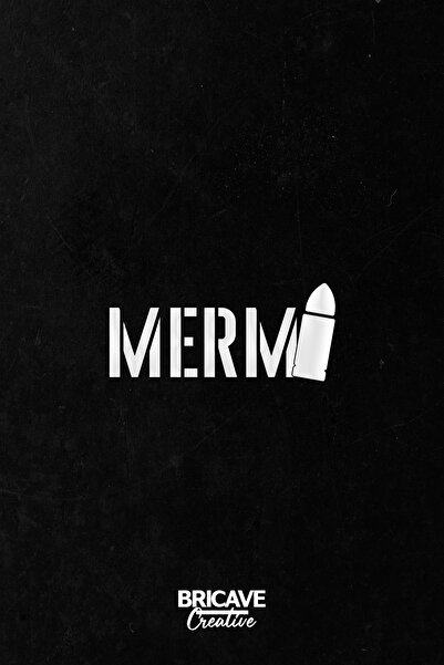 Bricave Mermi JDM Araba-Motosiklet Cam Etiket Sticker 19x8cm