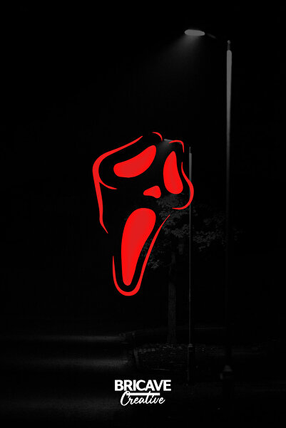 Bricave Hayalet JDM Araba-Motosiklet Cam Etiket Sticker 12x19cm