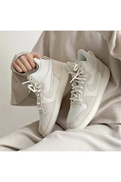 Nike Court Borough Mid Premium ' Sail Light Orewood Brown '