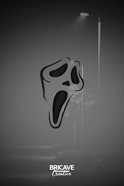 Bricave Hayalet JDM Araba-Motosiklet Cam Etiket Sticker 12x19cm