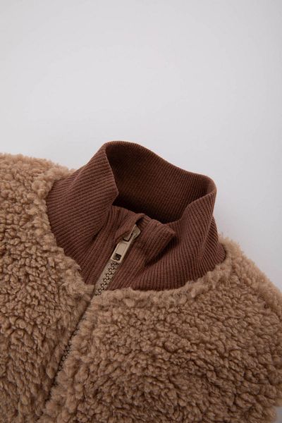 DeFacto Baby Boy Zippered Collar Plush Vest B2177a523wn