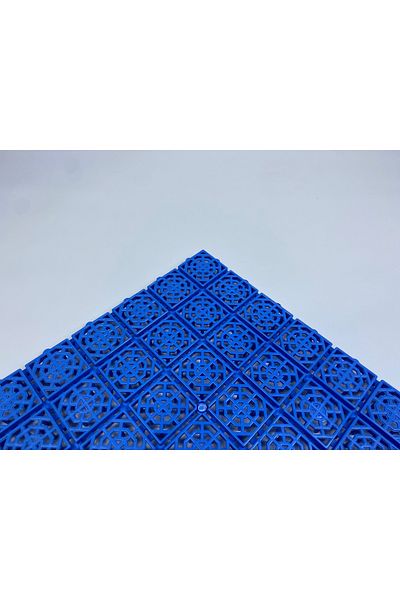 Gerçektrend بلاط أرضيات من البلاستيك غير قابل للكسر لتقويم العظام على شكل زهرة، 1 م2 (9 قطع) 33x33