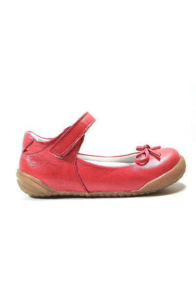 Onlo Ayakkabı Pafi295 Genuine Leather Red Orthopedic Pad Sole Baby Girl Ballet Shoes