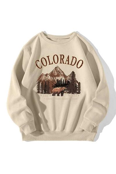 Elvino Φούτερ Unisex με στάμπα Colorado