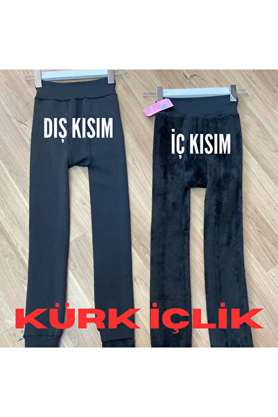 JETS'E Erkek Kürk İçlik Tayt Termal Kürk Kışlık Erkek Tayt İçlik
