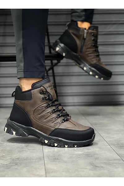 Mens knee online high hiking boots