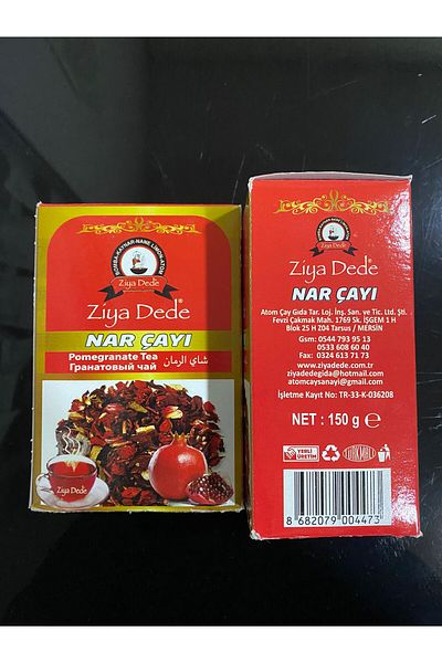 Ziyadede Ziya Dede Pomegranate Tea 150 Gr x 3 Pieces