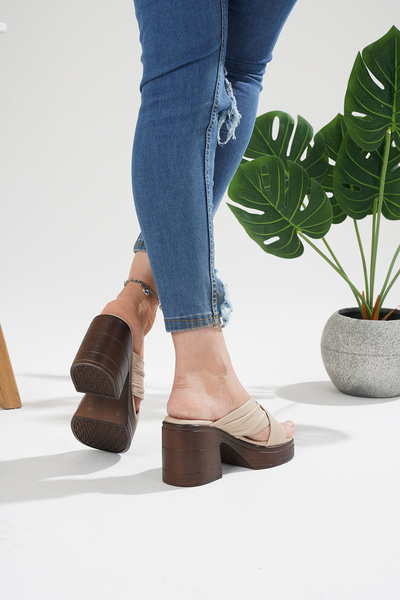 Mira Terlik Mira Orthopedic Thick Heel Slippers