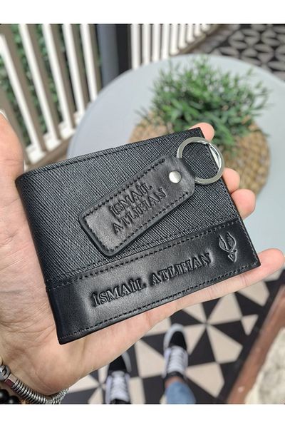 VİSSO 1071 GENUINE LEATHER WALLET AND GENUINE LEATHER KEYRING - THE BEST GIFT - Leather Bag