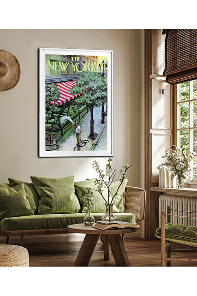 HOMEPACK Tekli Çerçeveli New Yorker Seri Tablo Modern Art Poster Tablo TK/502