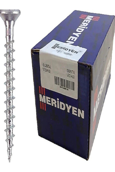 Meridyen Sunta vidası 4,0x20 Meridyen 1000 adet kutulu