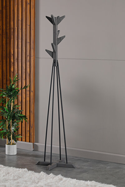 Hier Ayaklı Elbise Askısı Portmanto Askılık