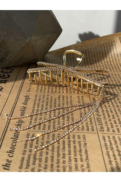 SUBU TASARIM Gold Latch Buckle - I Stoned and Dangle Sbt1736