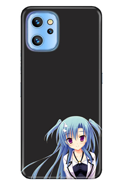 Reeder S19 Max Pro Uyumlu Kılıf Silikon Desenli Resimli Kapak Mavi Anime Kız