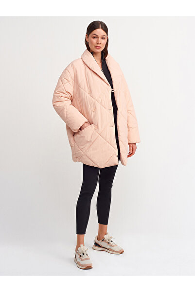 Dilvin 6925 Καπιτονέ Παλτό-σκόνη